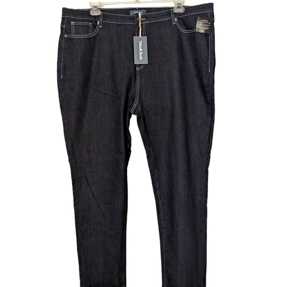 Modcloth‎ Women's Plus Size High Rise Straight Leg Jeans Blue Size 26R NWT